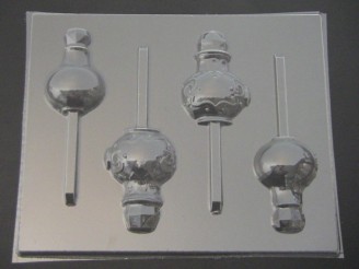 3552 Genie Perfume Bottle Chocolate or Hard Candy Lollipop Mold